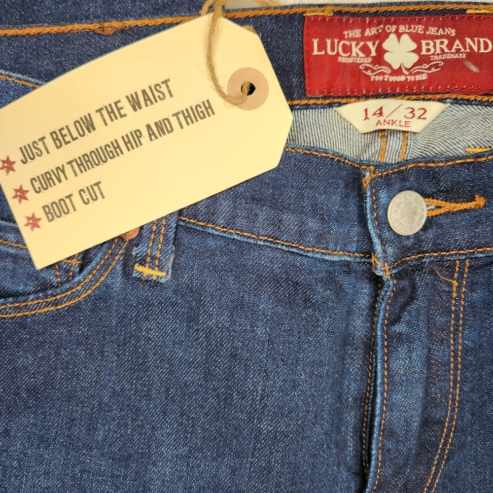 NWT Lucky Brand Sofia Boot Cut Jeans 14/22 - Picture 4 of 4